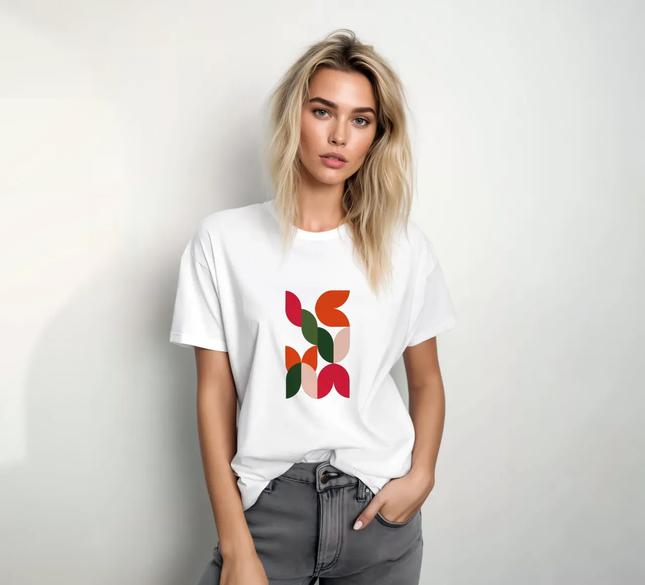 Leaf Cascade t-shirt da Dream Print Designs