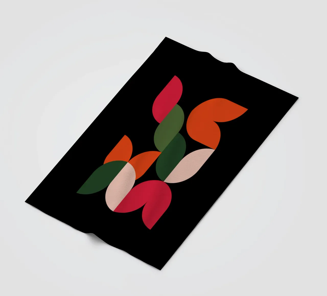 Leaf Cascade Fleecedecke von Dream Print Designs