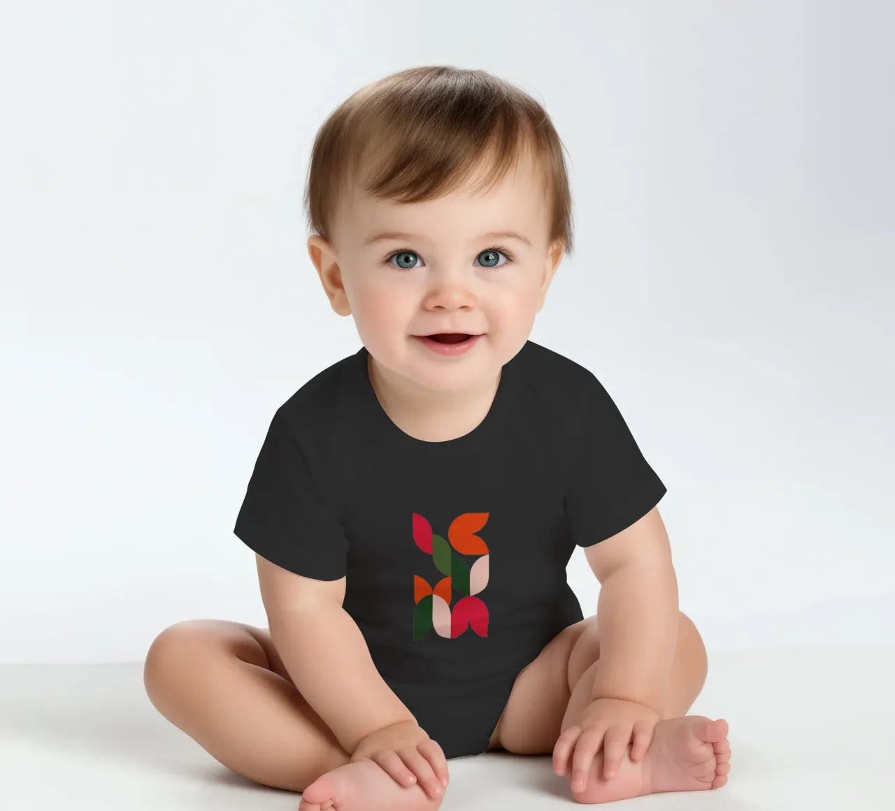 Leaf Cascade body bébé de Dream Print Designs