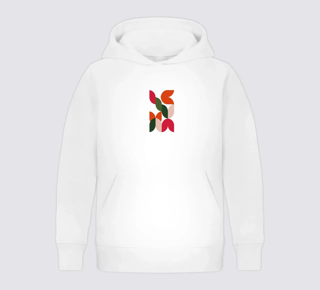 Leaf Cascade felpa bambino con cappuccio da Dream Print Designs