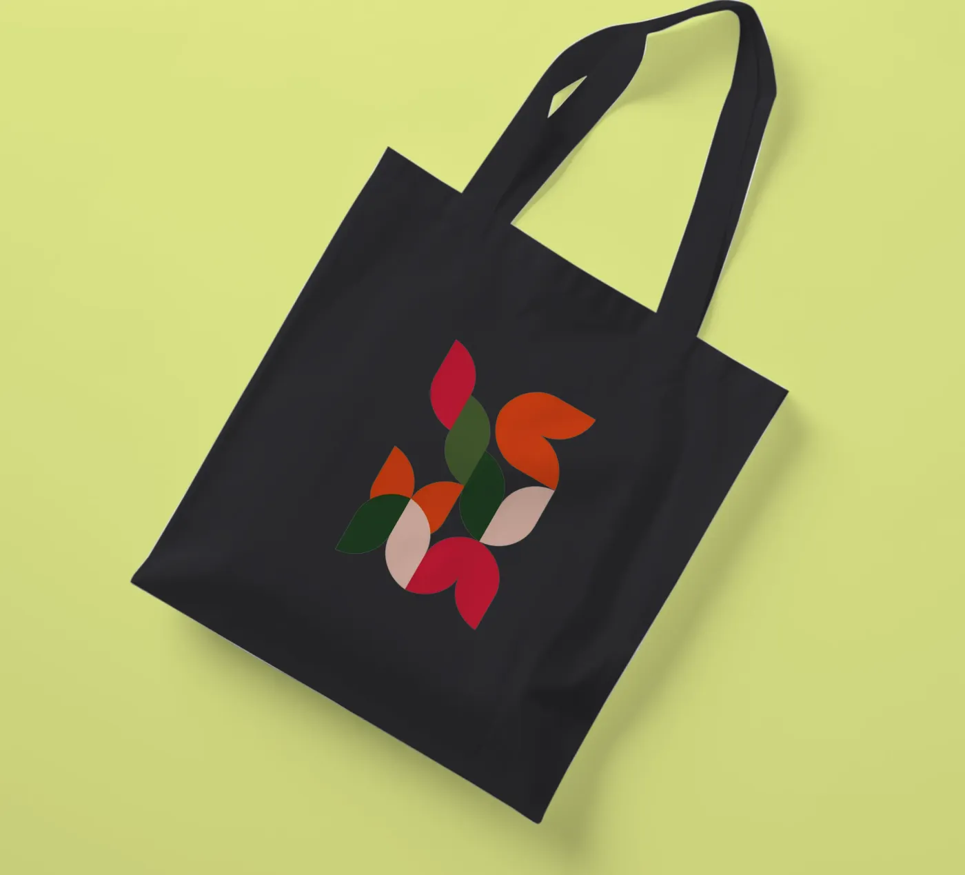 Leaf Cascade tote bag by Dream Print Designs