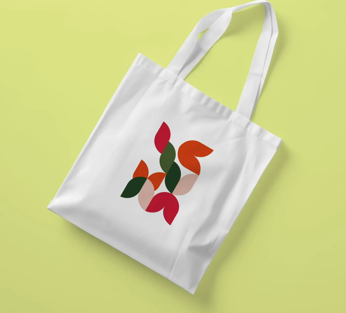 Leaf Cascade tote bag by Dream Print Designs