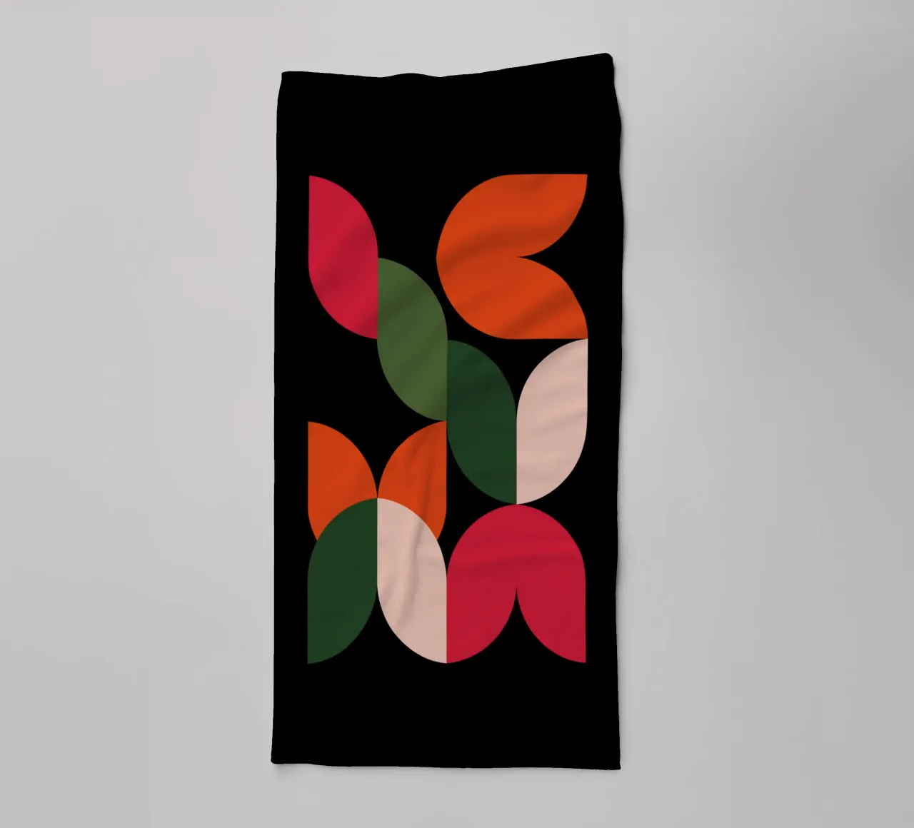 Leaf Cascade towel by Dream Print Designs