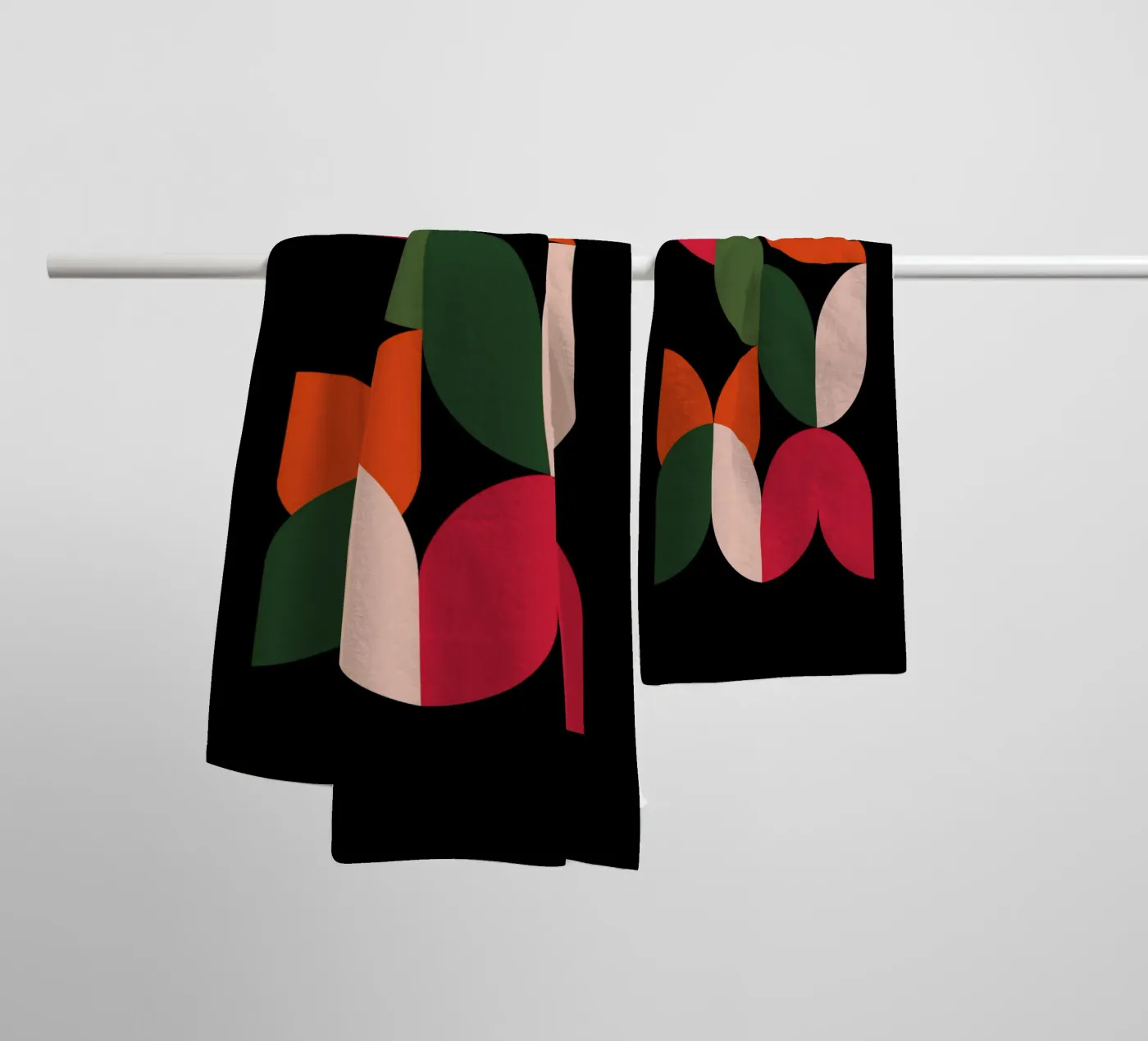 Leaf Cascade badhanddoek van Dream Print Designs