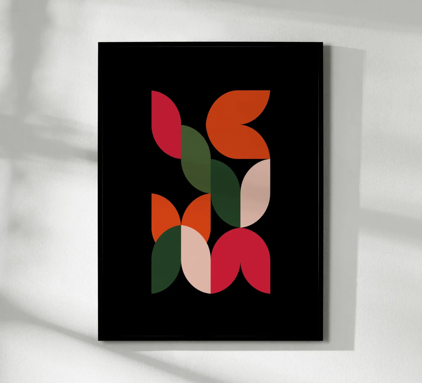 Leaf Cascade poster van Dream Print Designs