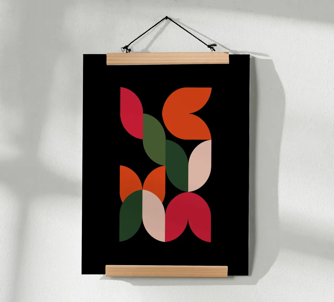 Leaf Cascade poster da Dream Print Designs