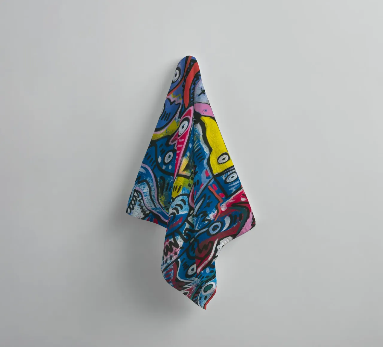 Graffiti Cool Mystic Creatures asciugamano da bagno da Signorino