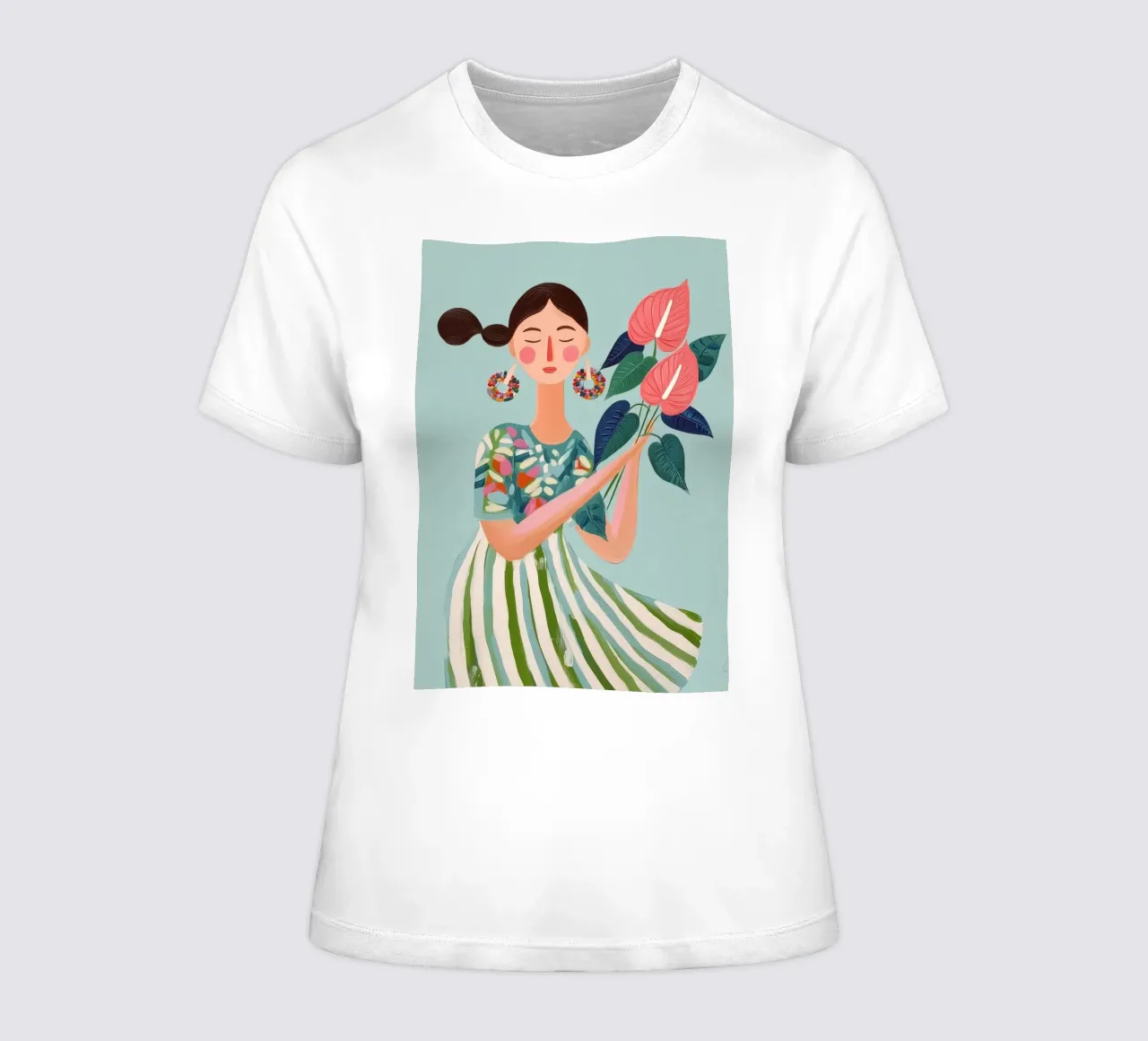 Color Is Her Love Language t-shirt da donna da Clara August