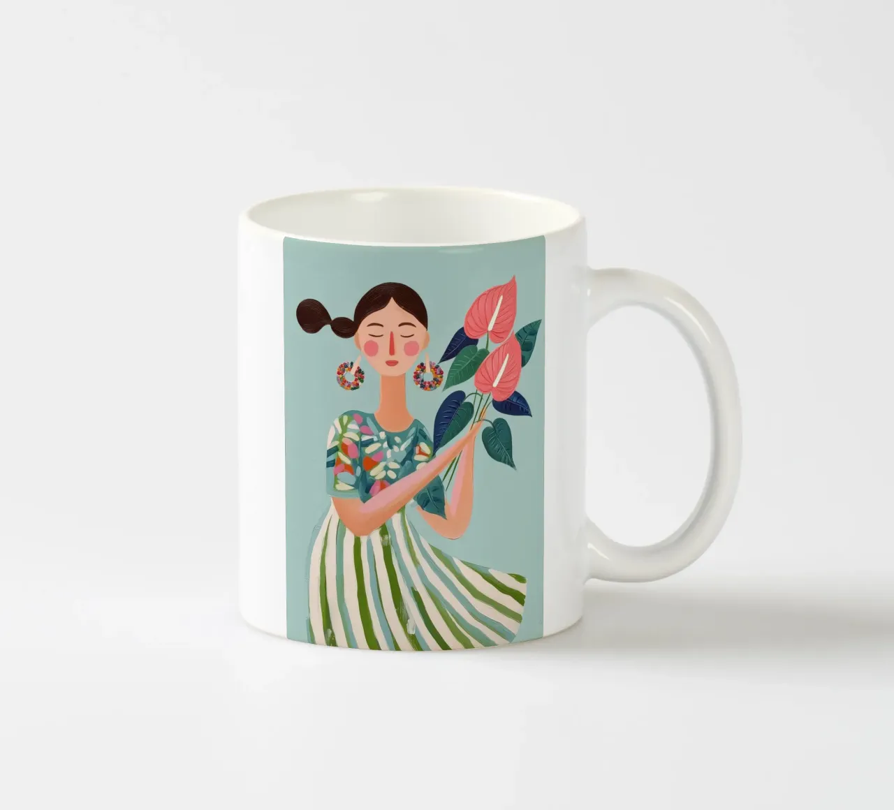 Color Is Her Love Language tazza in ceramica da Clara August