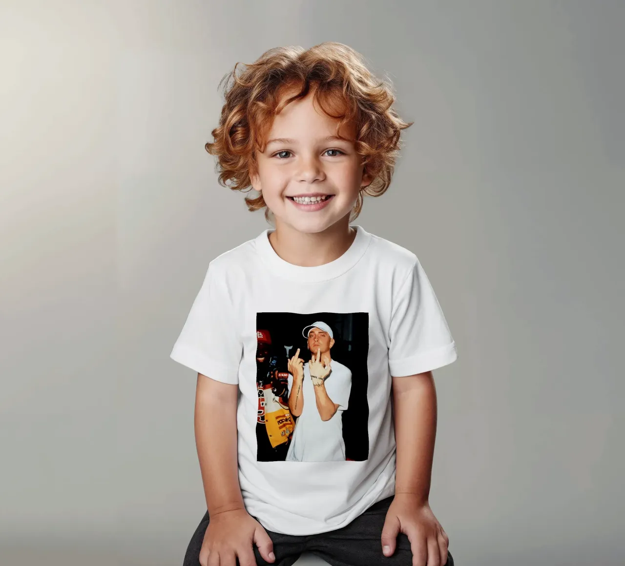 Eminem camiseta para niños de vanhesling