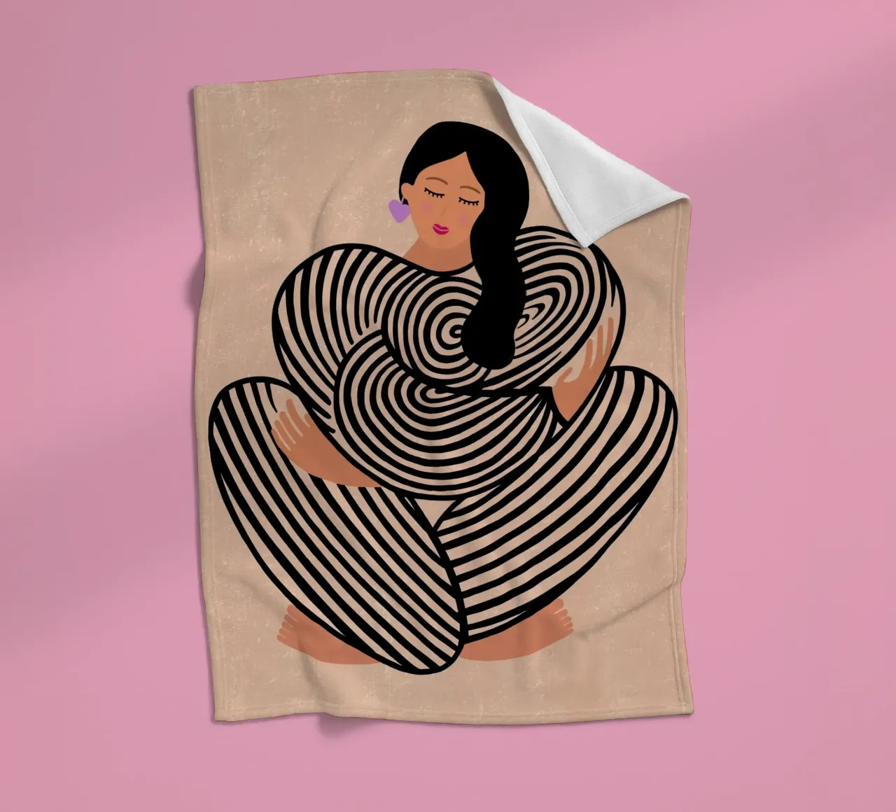 Selflove coperta in pile da datemyart