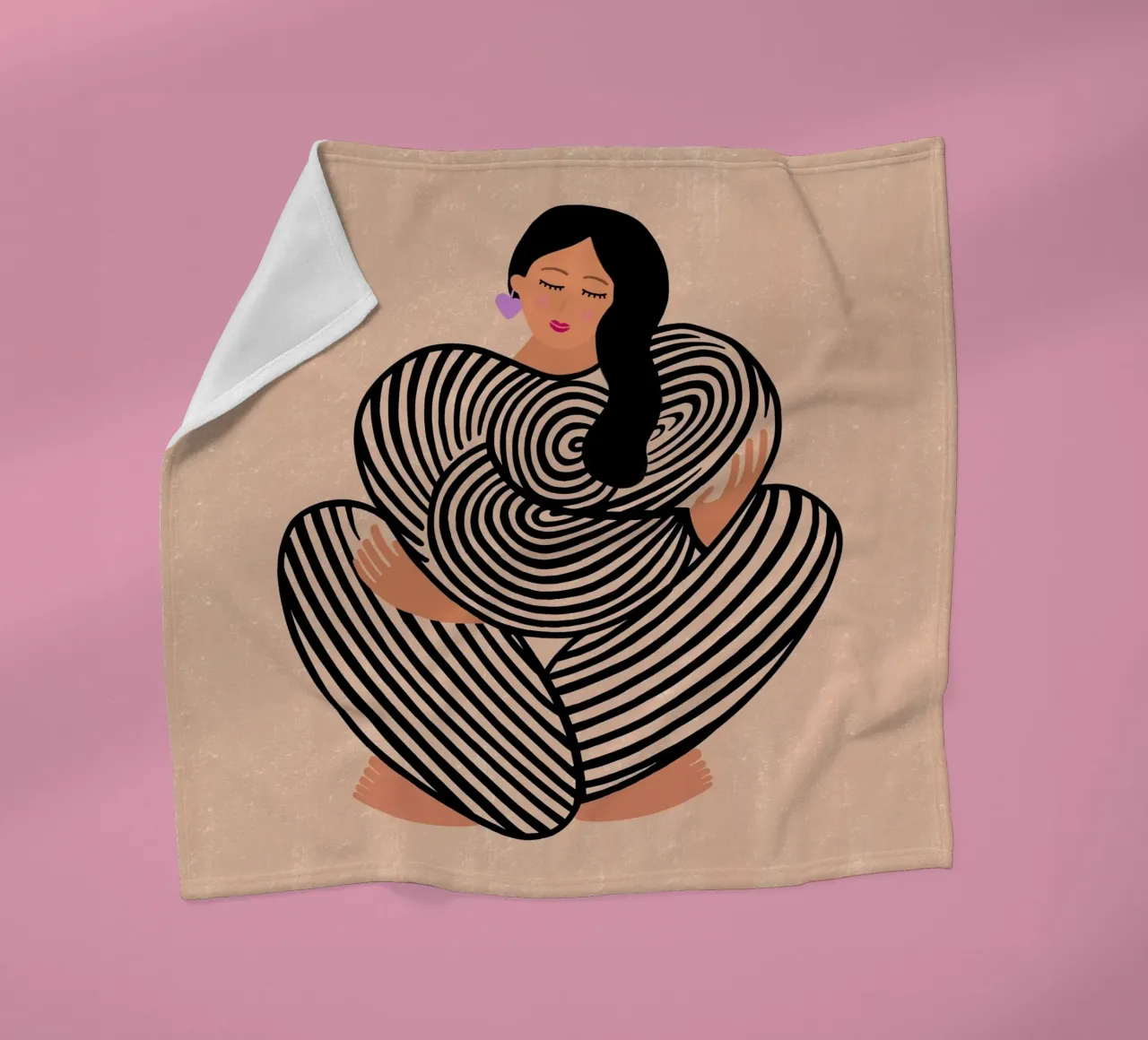 Selflove coperta in pile da datemyart