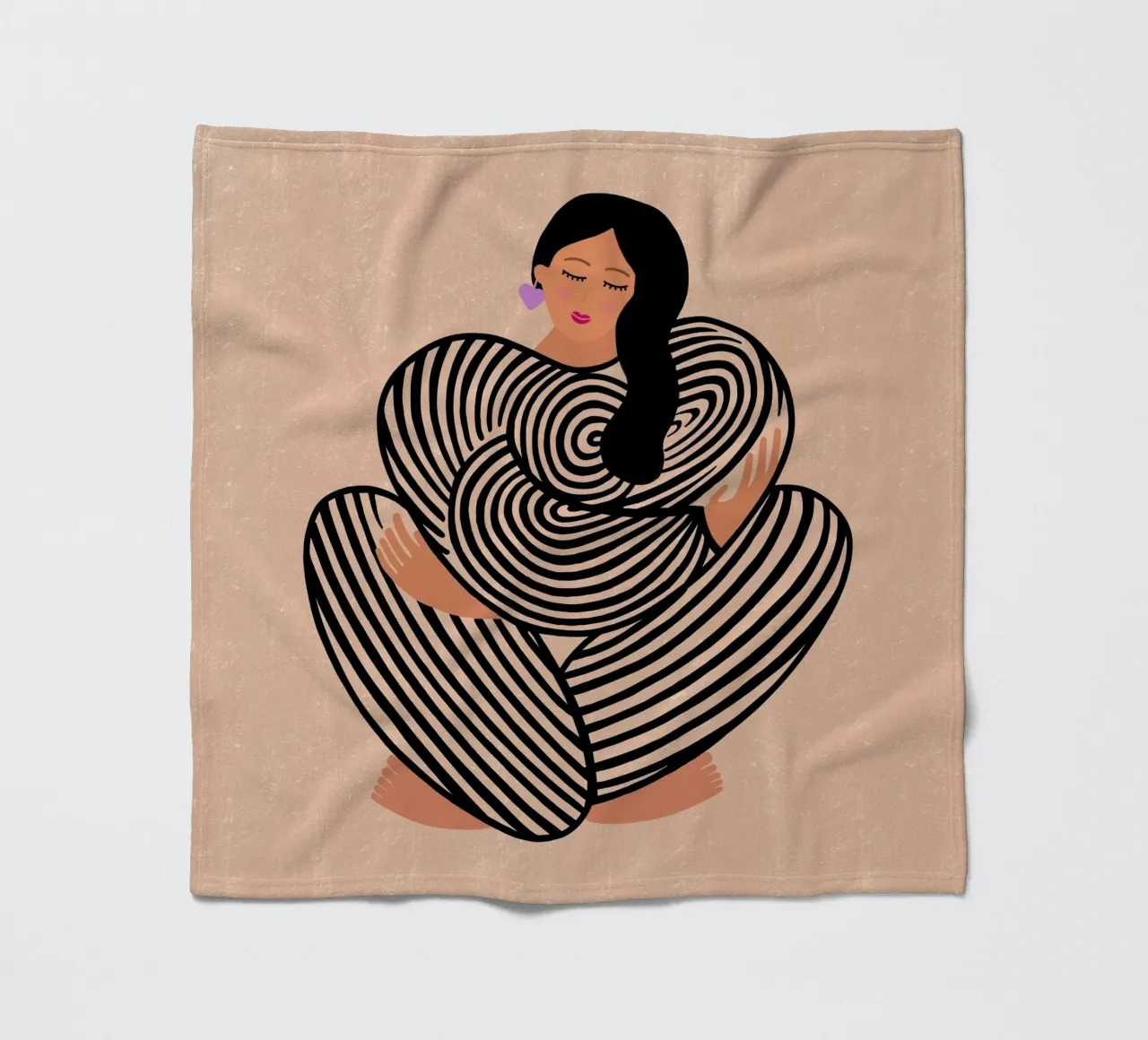 Selflove coperta in pile da datemyart