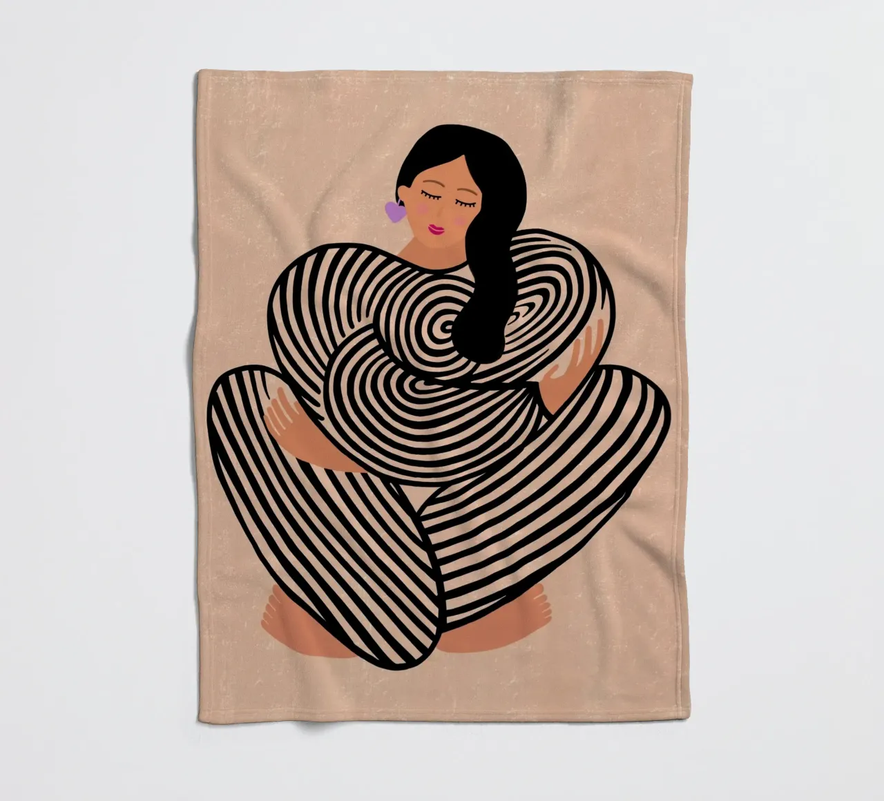 Selflove coperta in pile da datemyart