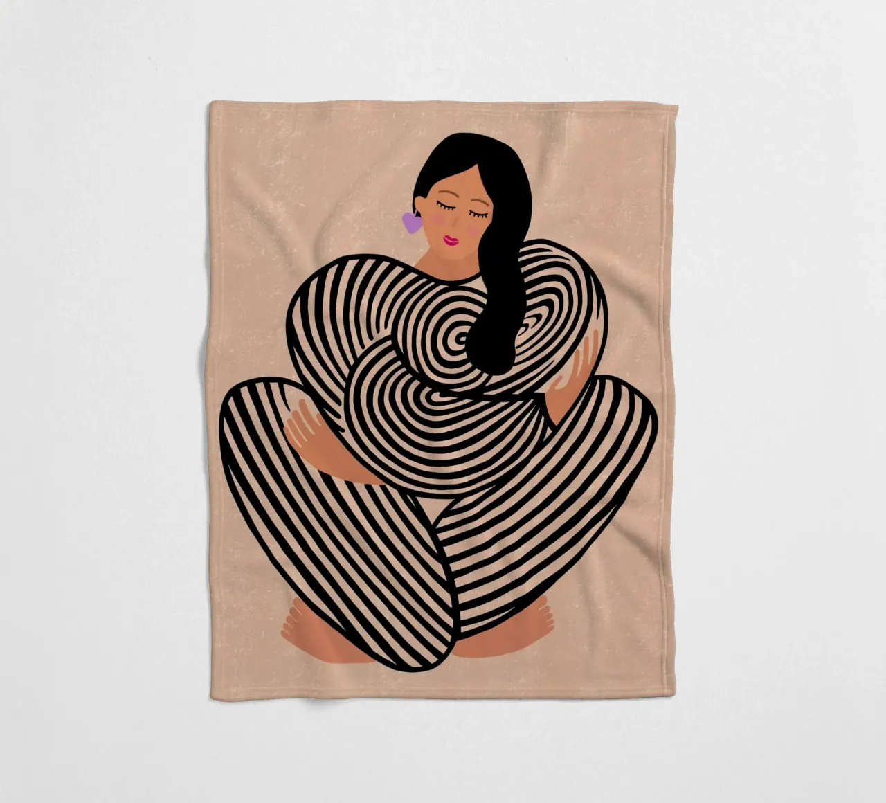 Selflove coperta in pile da datemyart