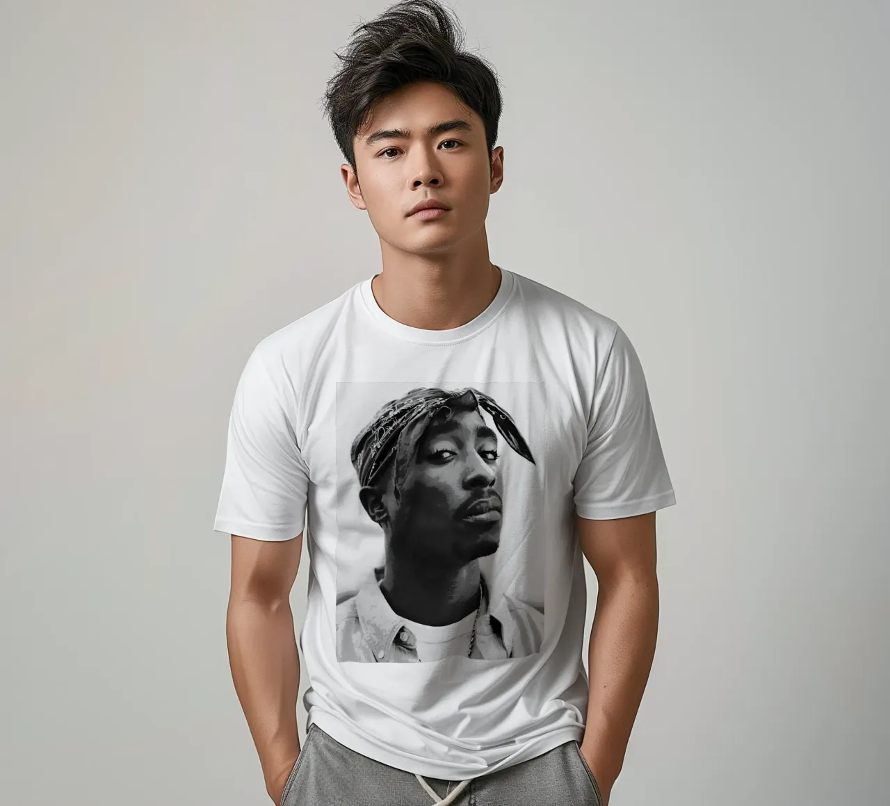 Tupac Shakur t-shirt da vanhesling