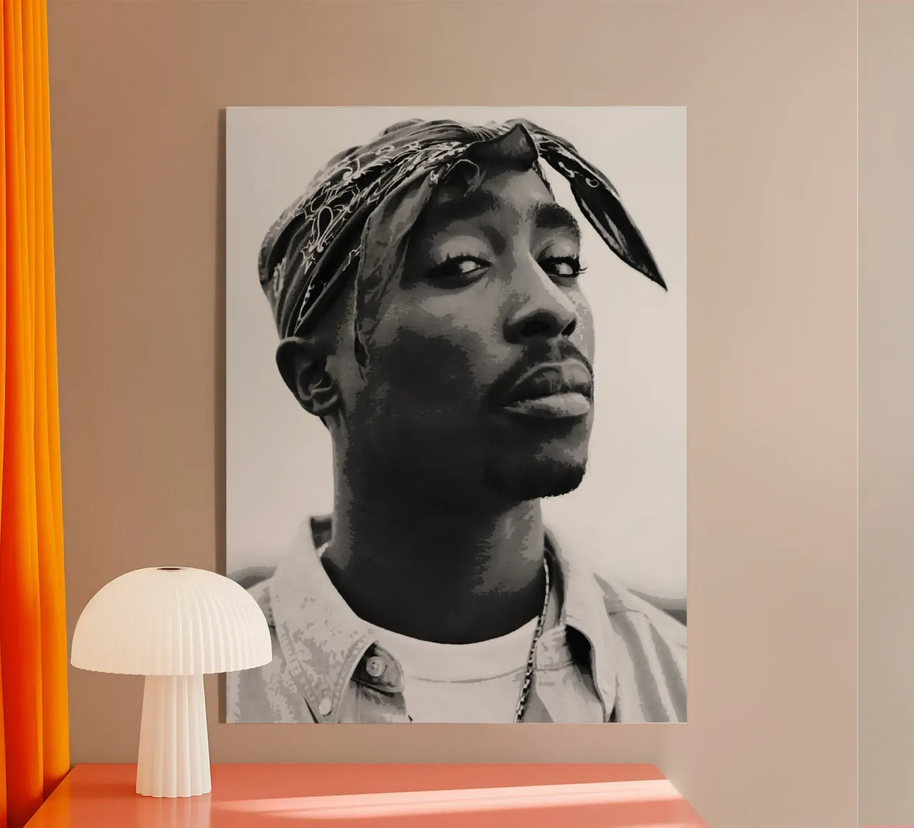 Tupac Shakur plexiglass da vanhesling