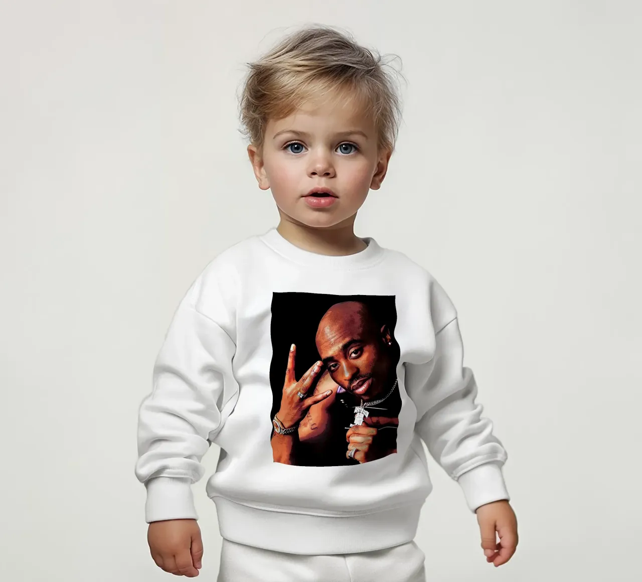 Tupac Shakur felpa neonato da vanhesling