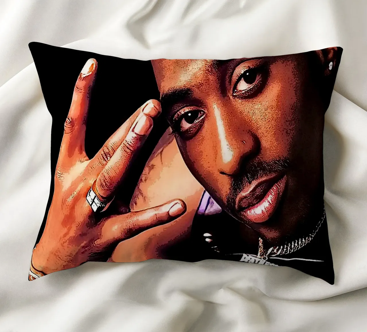 Tupac Shakur cuscino da vanhesling
