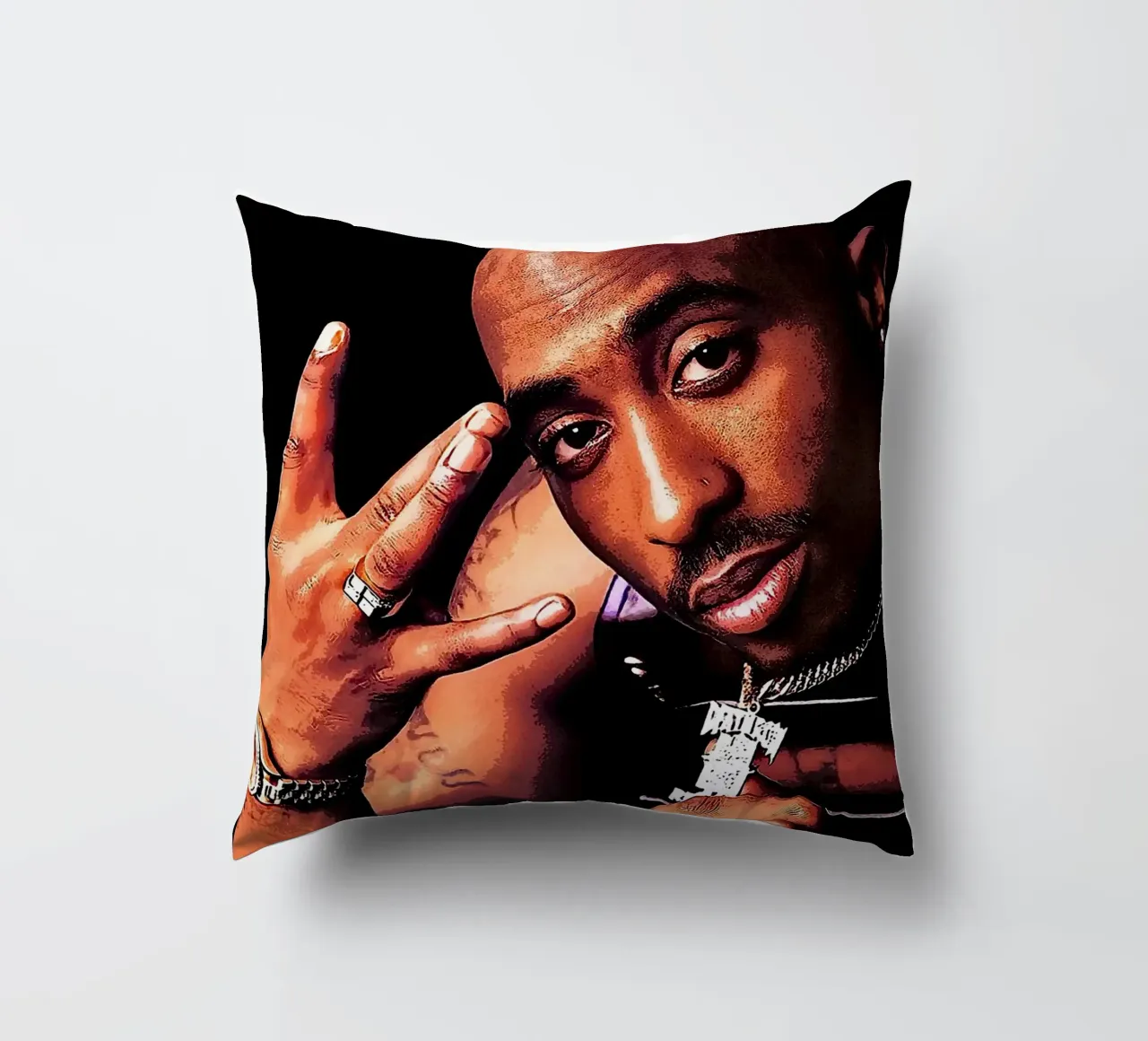 Tupac Shakur cuscino da vanhesling