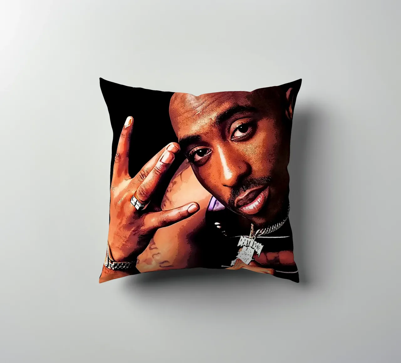 Tupac Shakur cuscino da vanhesling