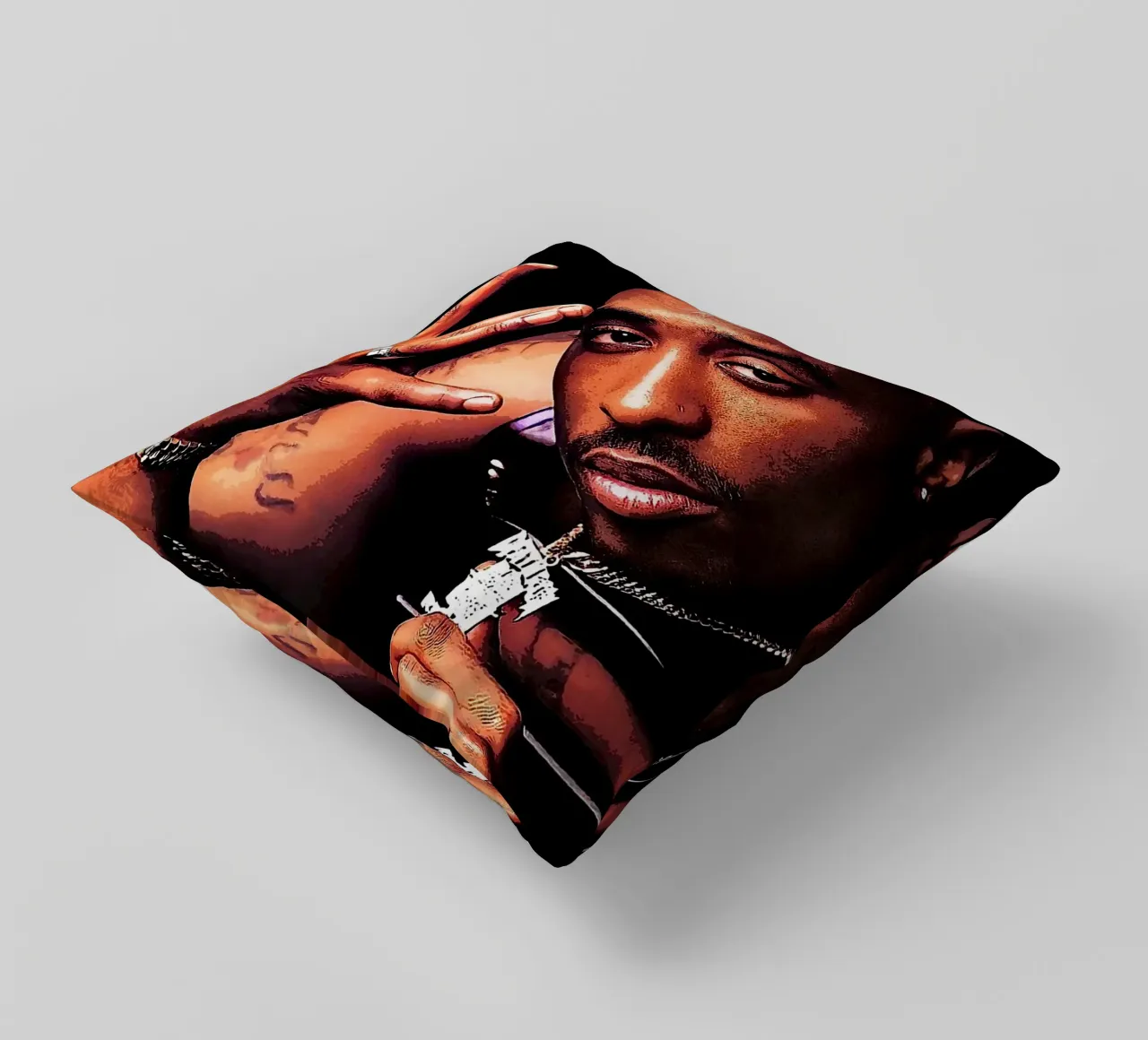 Tupac Shakur cuscino da vanhesling