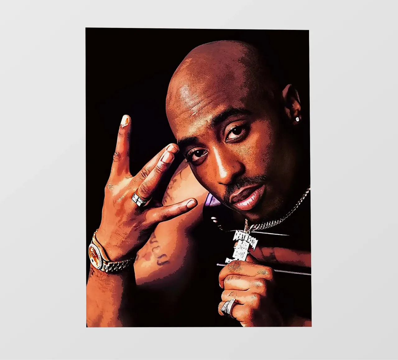 Tupac Shakur telo in pvc da vanhesling