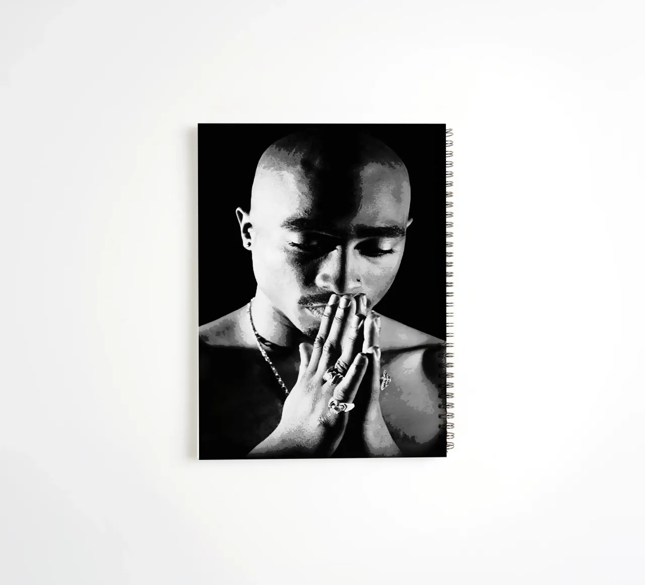 Tupac Shakur spiral notebook by vanhesling