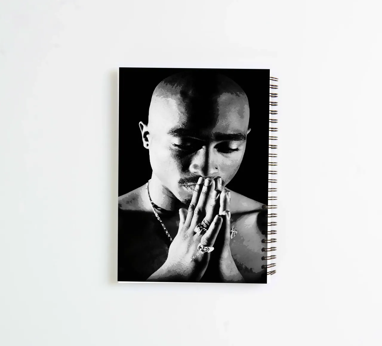 Tupac Shakur spiral notebook by vanhesling