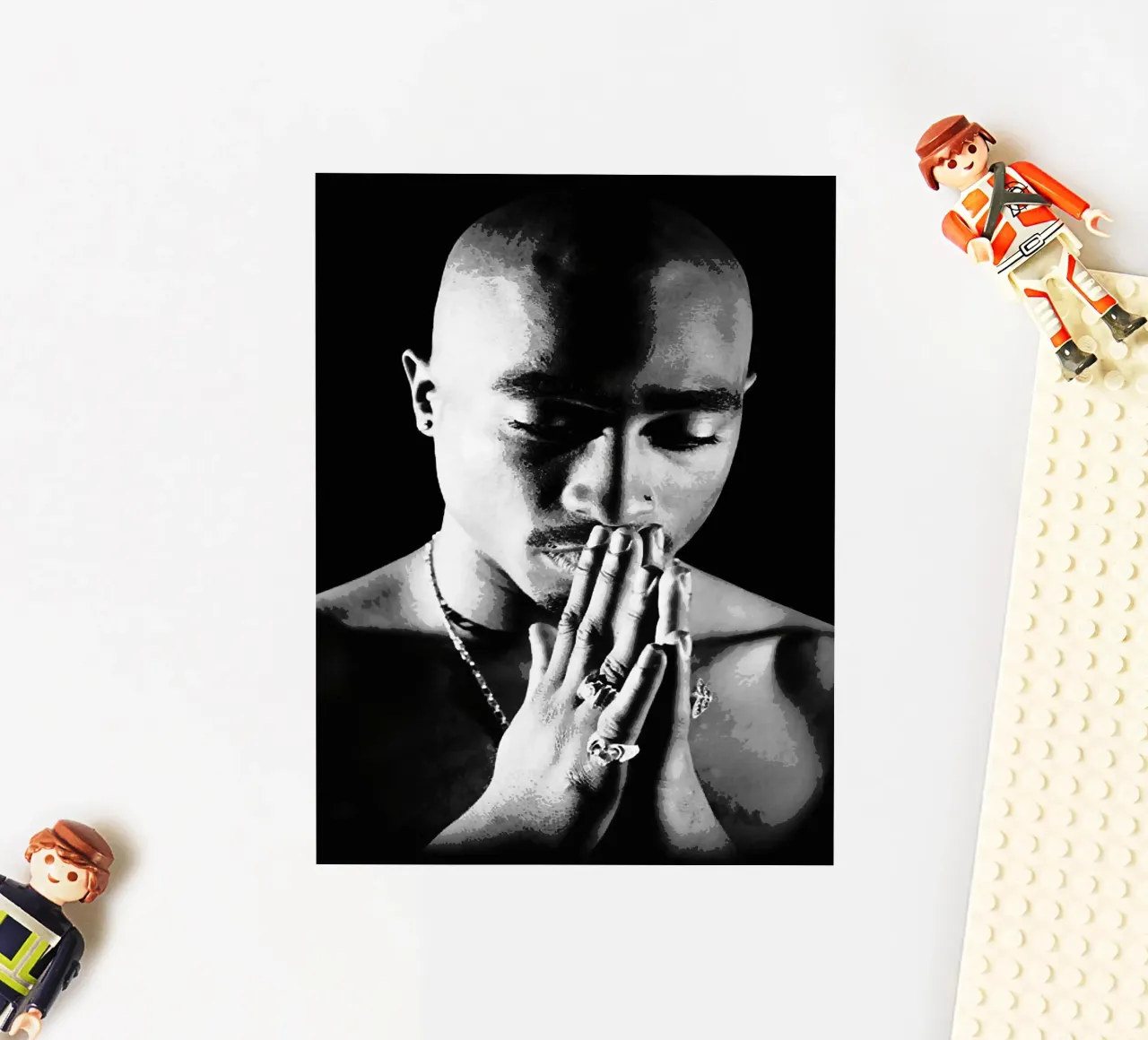 Tupac Shakur adesivo da vanhesling