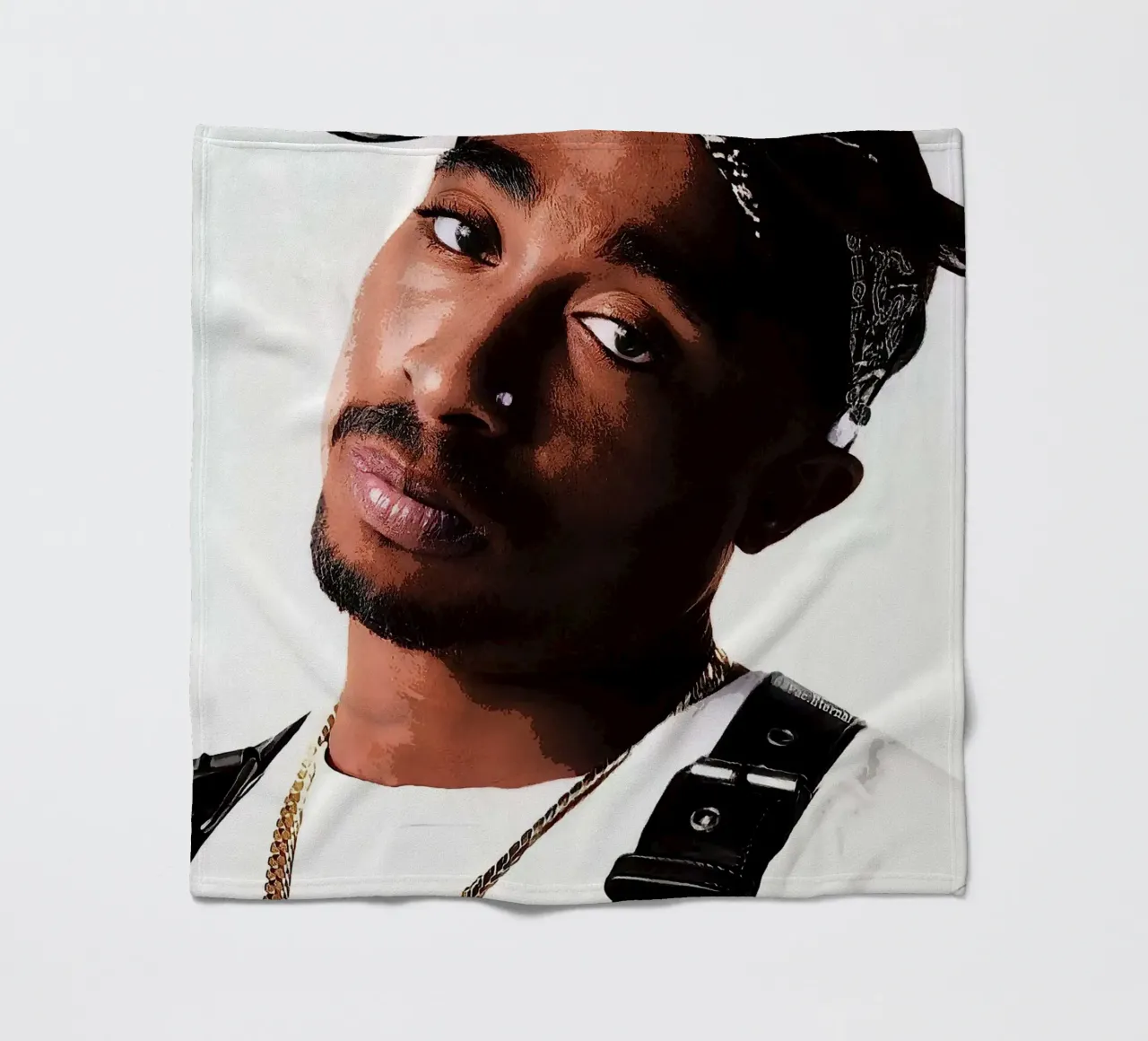 Tupac Shakur coperta in pile da vanhesling