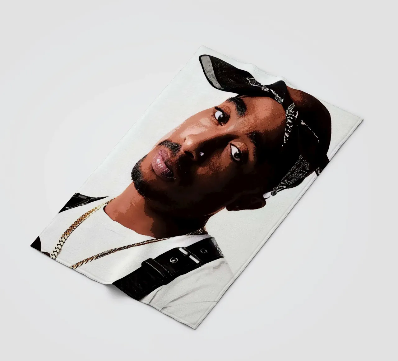 Tupac Shakur coperta in pile da vanhesling