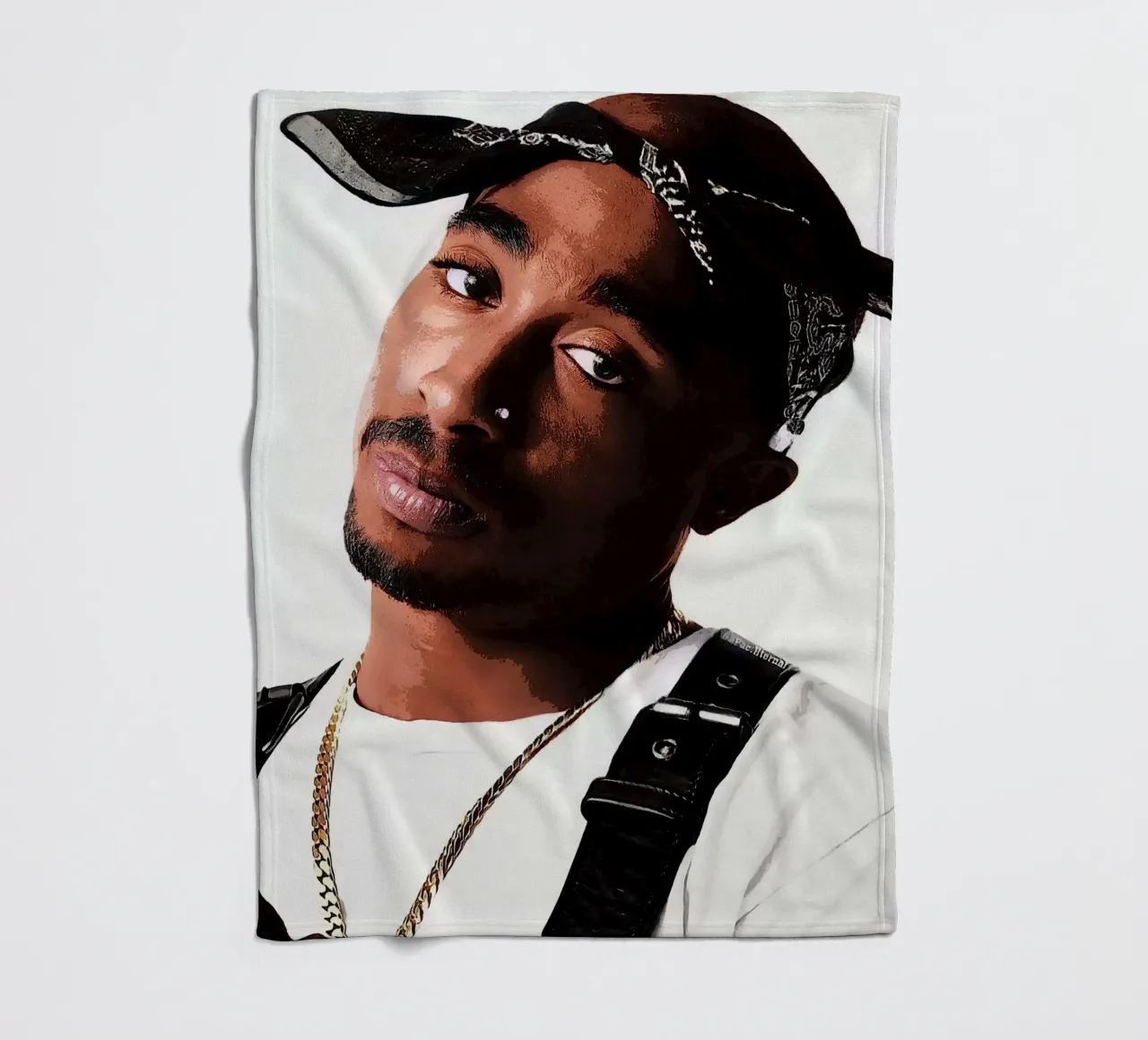 Tupac Shakur coperta in pile da vanhesling