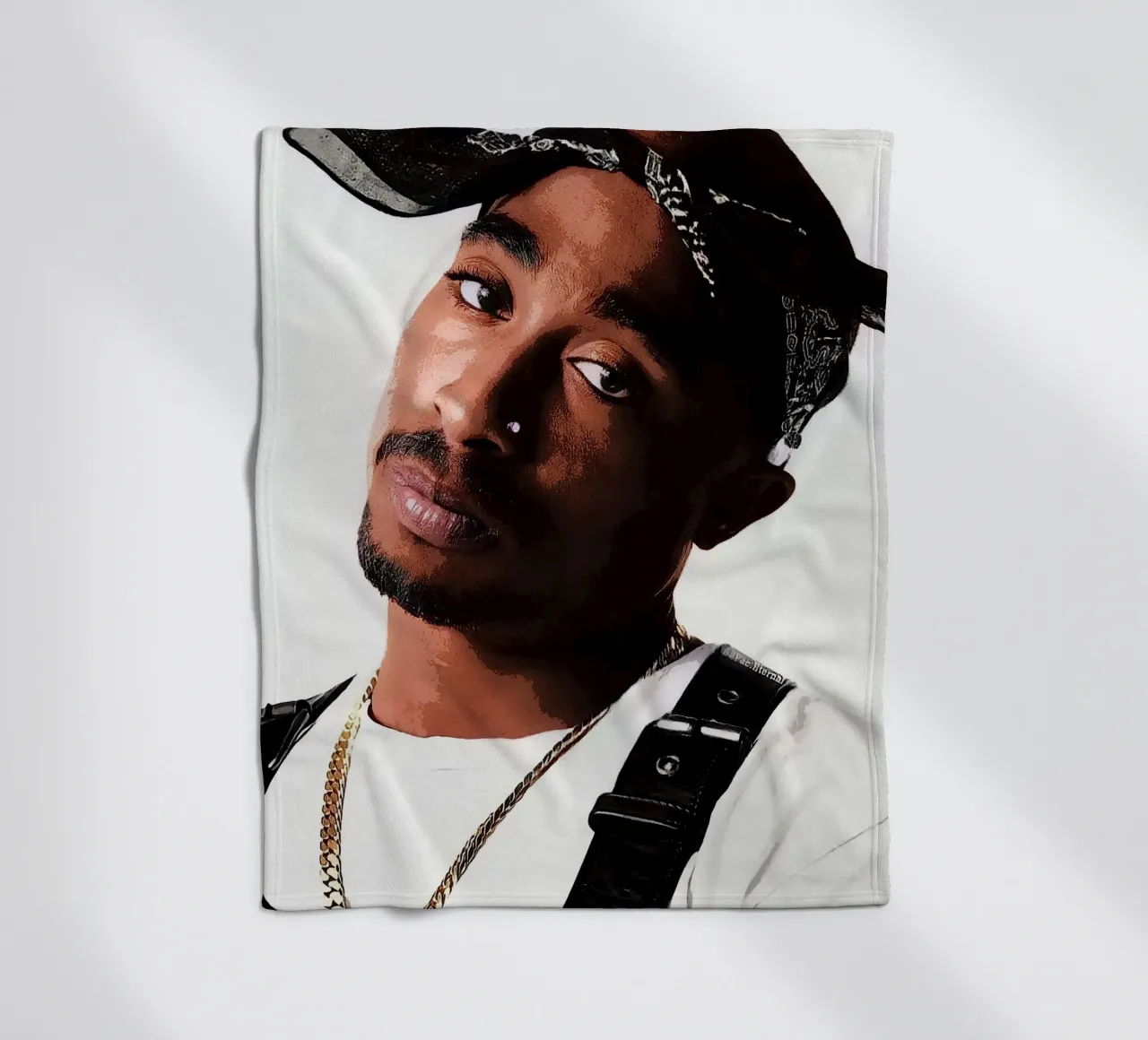 Tupac Shakur coperta in pile da vanhesling