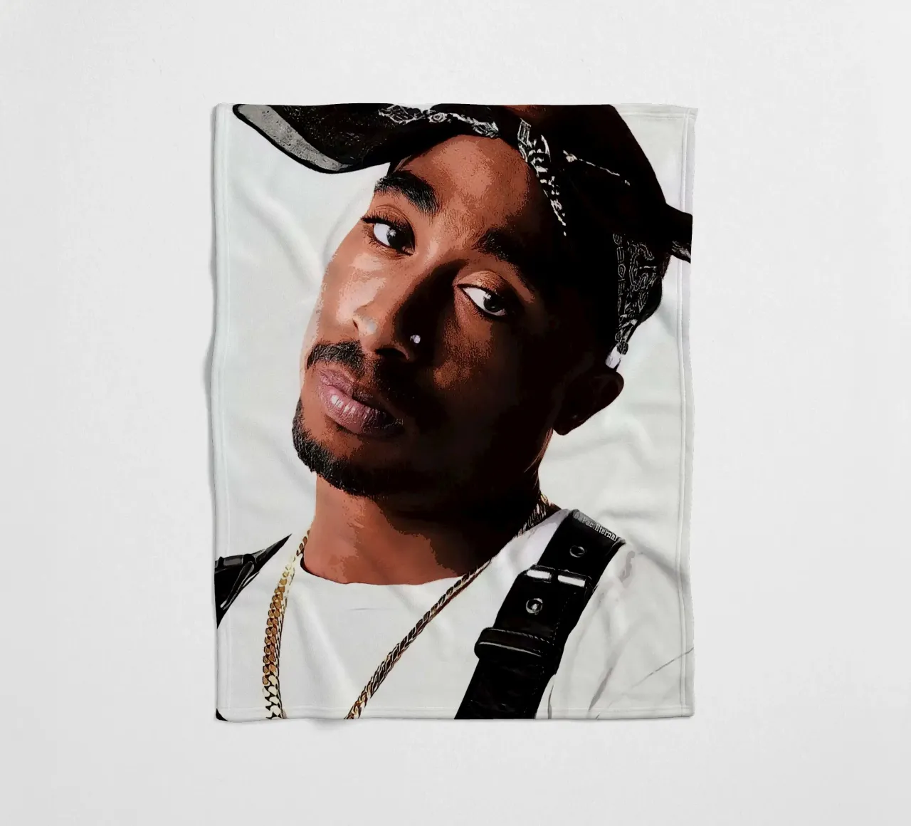 Tupac Shakur coperta in pile da vanhesling