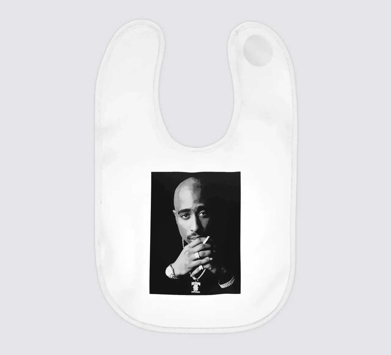 Tupac Shakur bavaglino da vanhesling