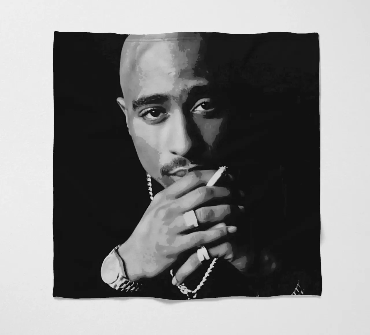 Tupac Shakur coperta in pile da vanhesling