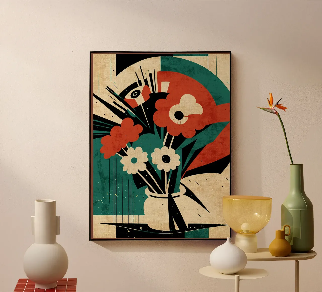 Bouquet di fiori Amelia plexiglass da Modern Geometry