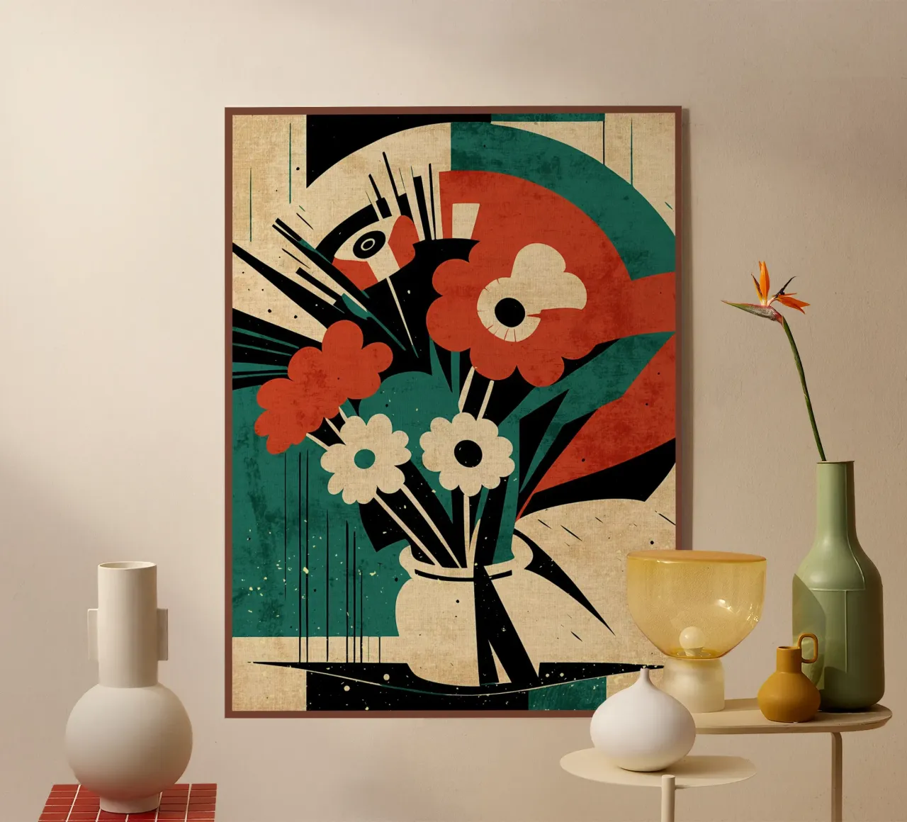 Bouquet di fiori Amelia plexiglass da Modern Geometry