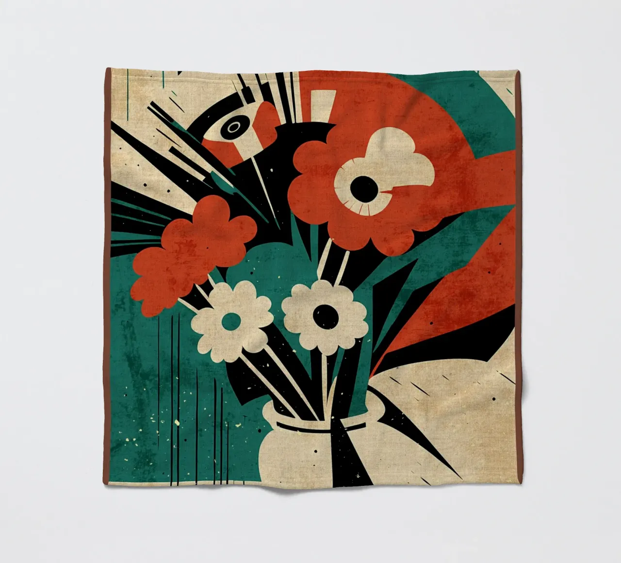 Bouquet di fiori Amelia coperta in pile da Modern Geometry