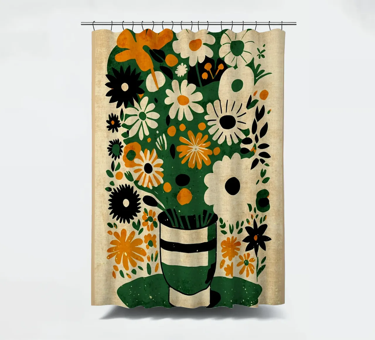 Bouquet di fiori Ava tenda da doccia da Modern Geometry