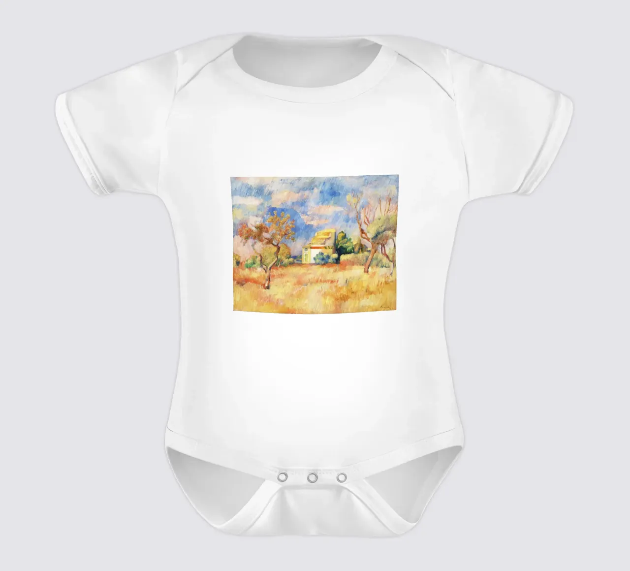 Colombaia a Bellevue di Paul Cézanne body neonato maniche corte da Venus Art