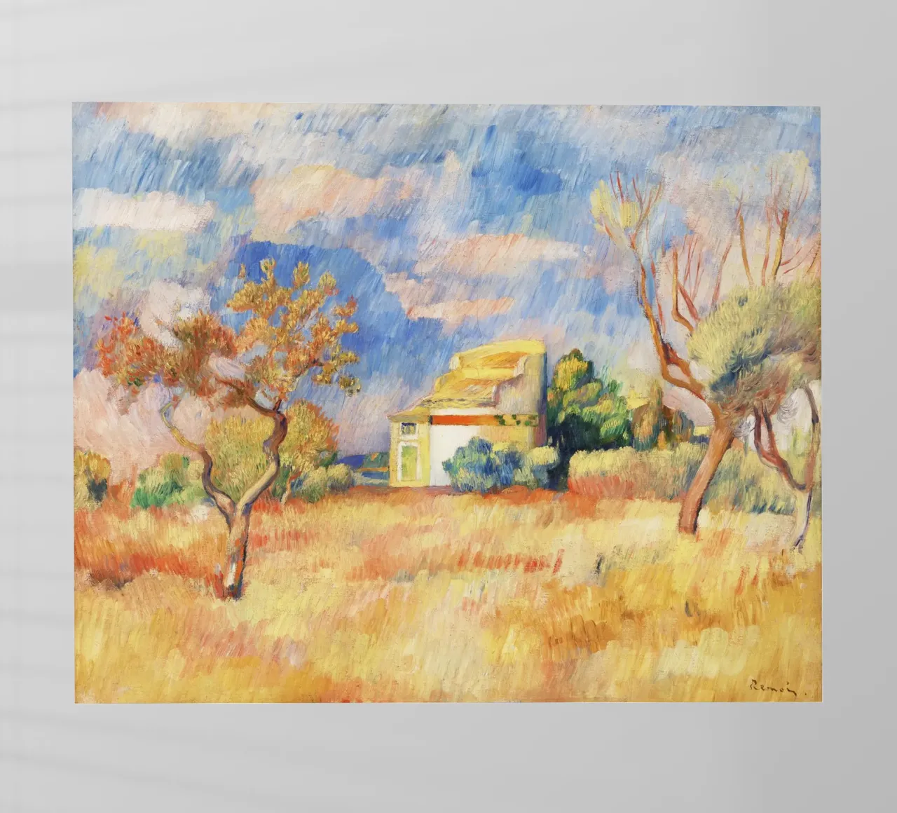Colombaia a Bellevue di Paul Cézanne pellicola backlit da Venus Art