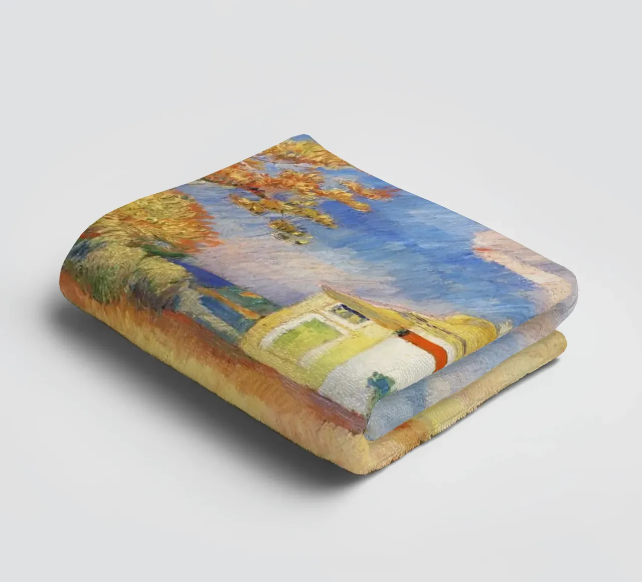 Colombaia a Bellevue di Paul Cézanne asciugamano da bagno da Venus Art
