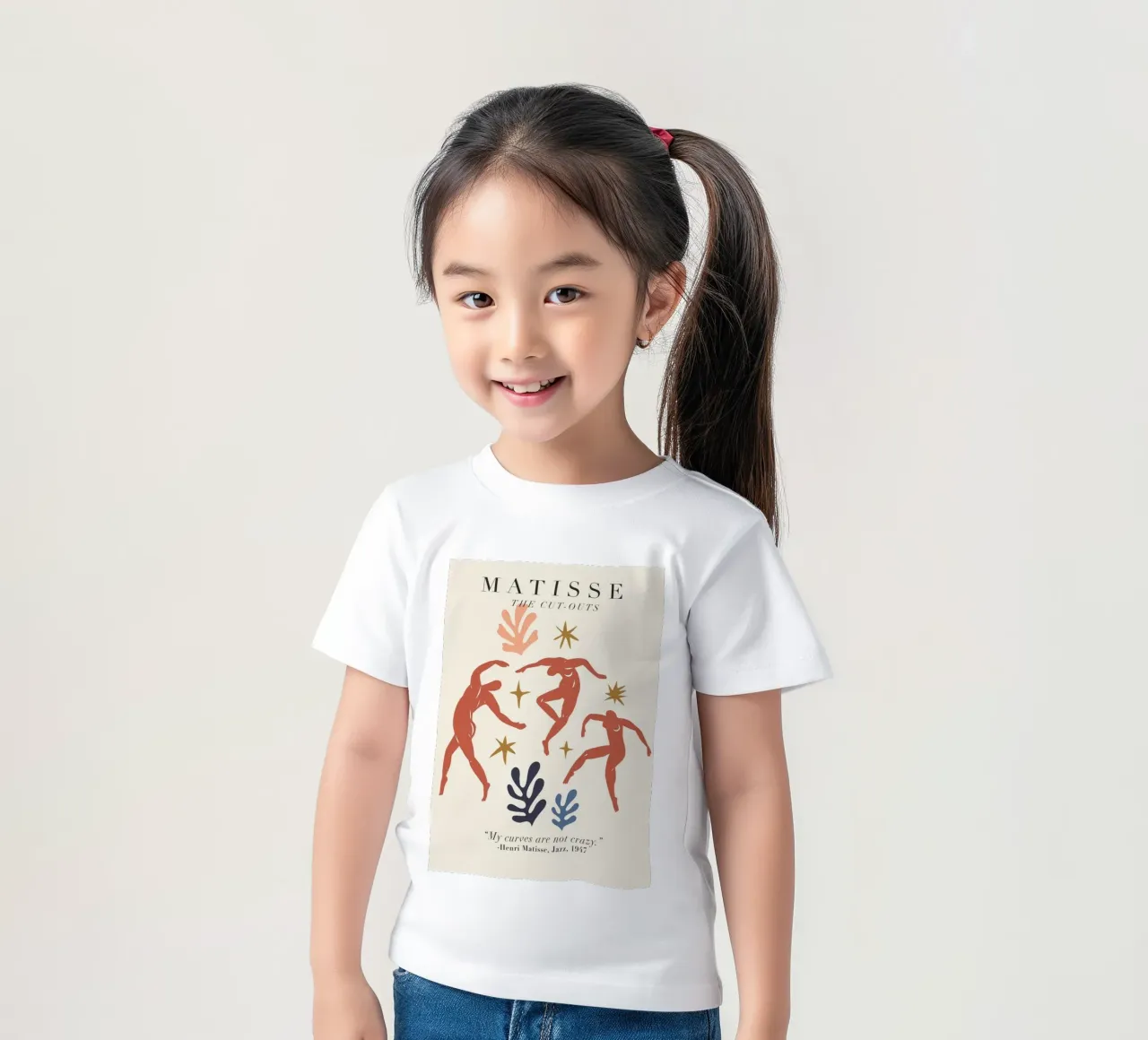 people dancing kids t-shirt by sazkia art