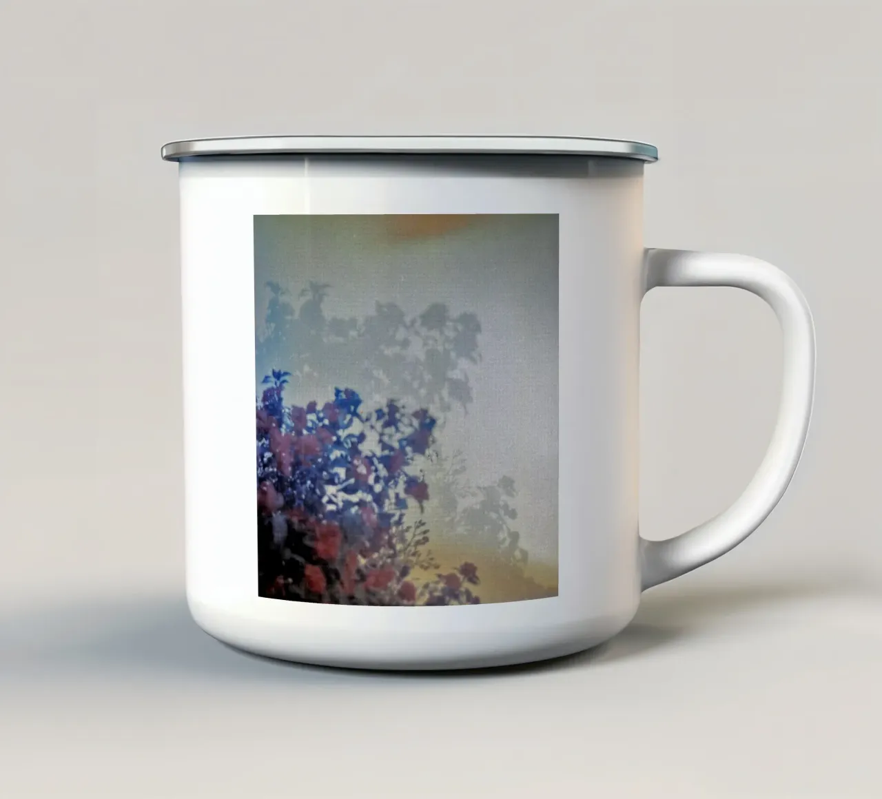 flowers foliage tazza in smalto da prindy