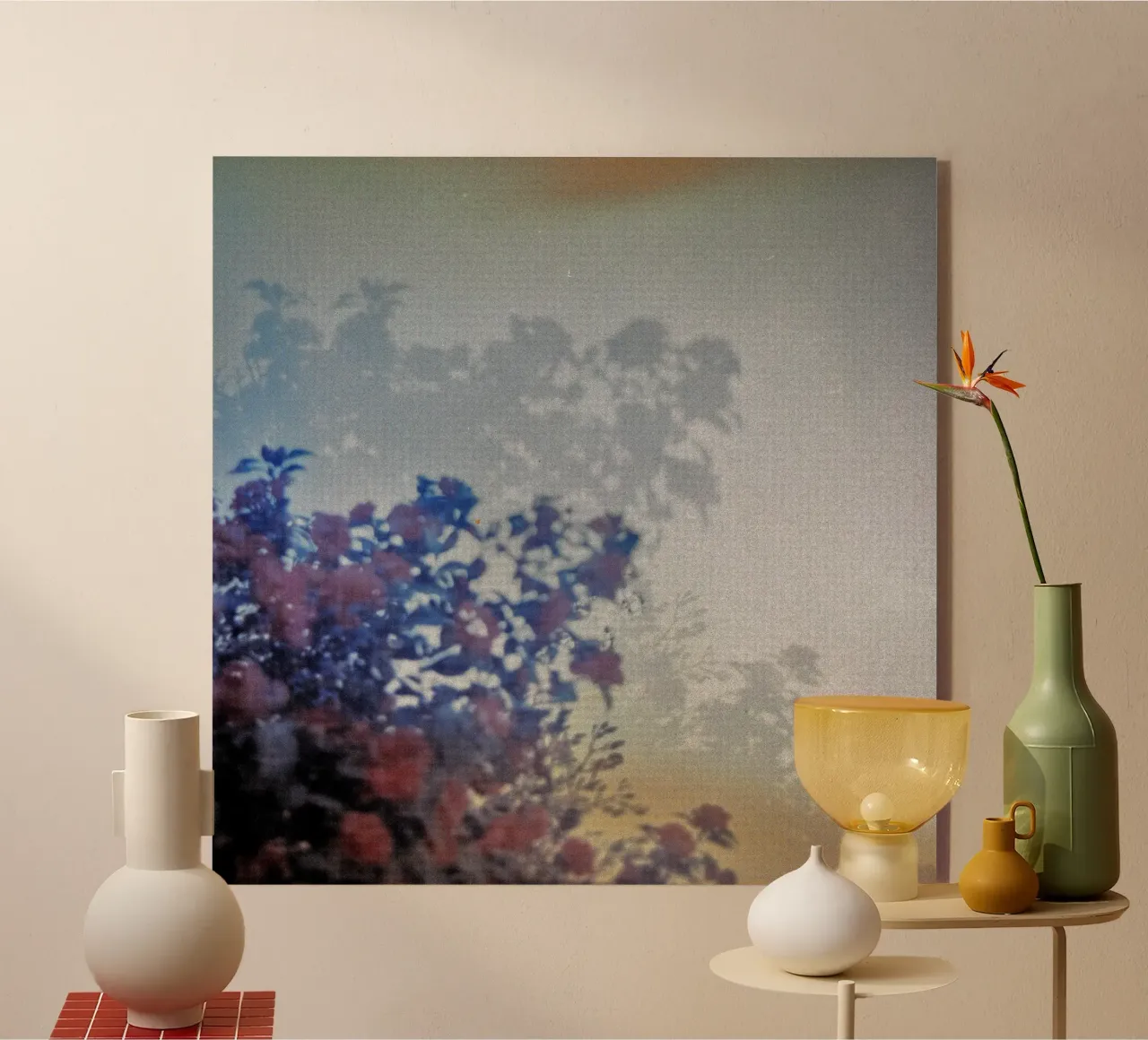 flowers foliage plexiglass da prindy