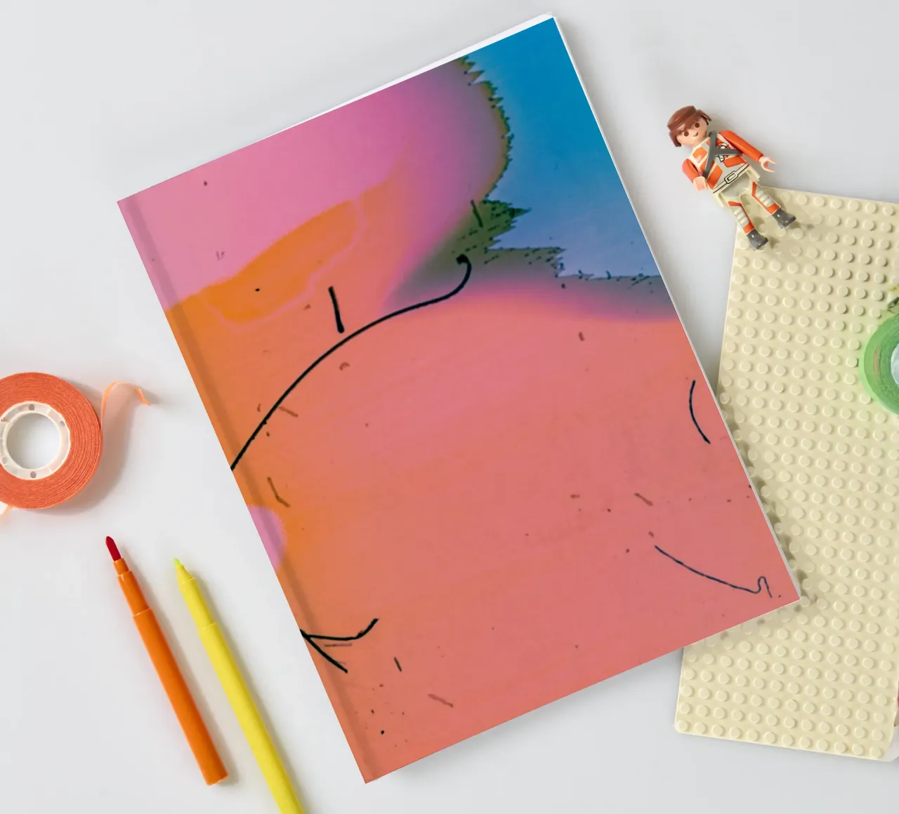 gradient vibrant carnet de notes de prindy