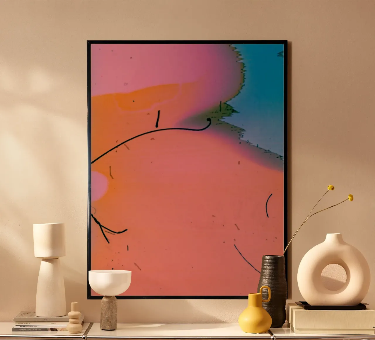 gradient vibrant poster da prindy