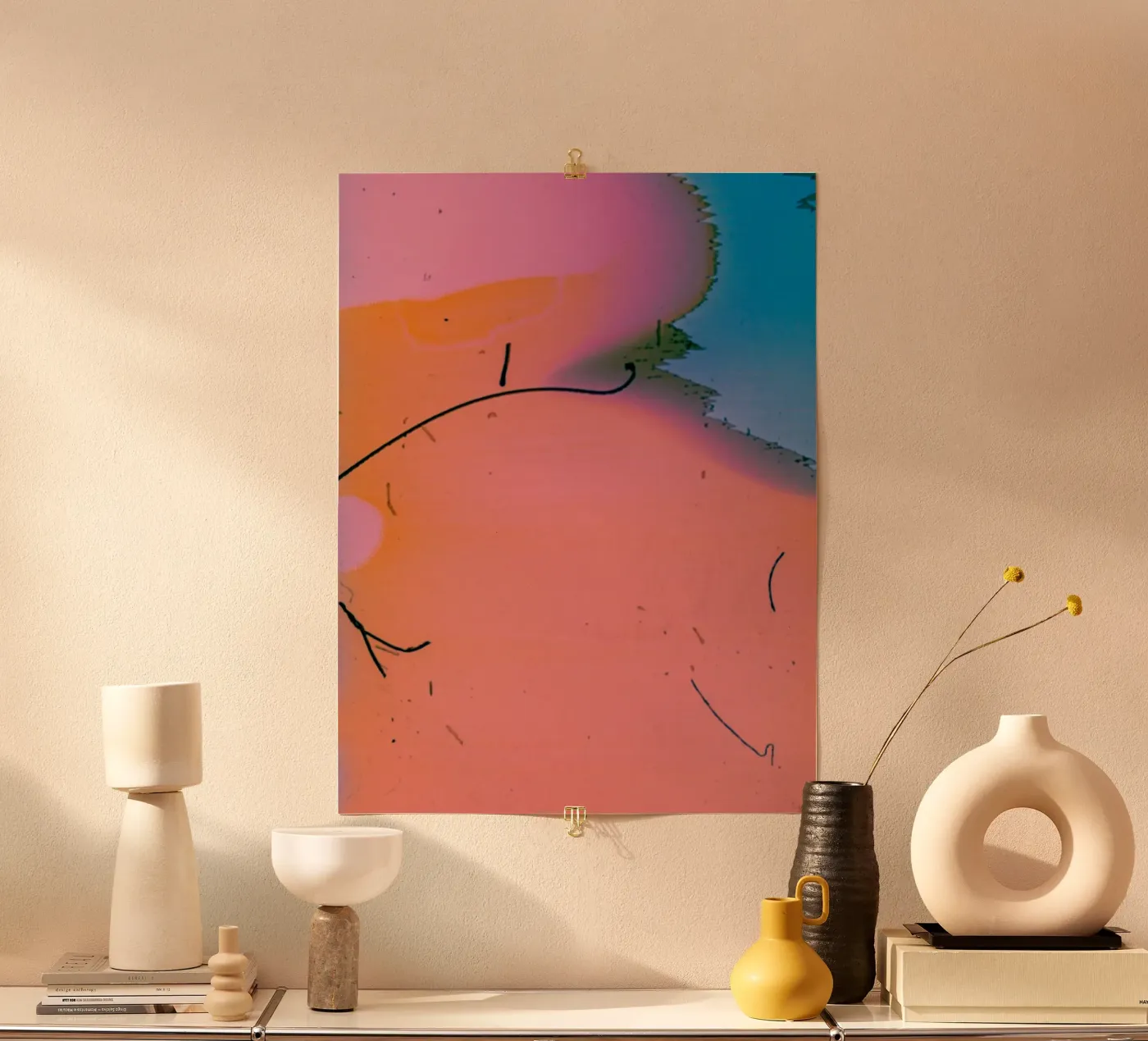 gradient vibrant poster da prindy